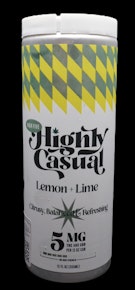 High Five | Seltzer | Lemon + Lime | Single Can | 5mg (1:1)