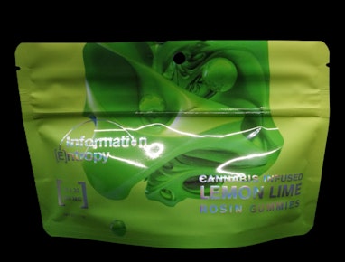 Lemon Lime Rosin Gummies 200mg 10x20