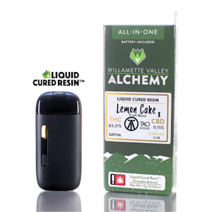 Willamette Valley Alchemy LLC - Lemon Cake, Liquid Cured Resin, Disposable, 1g