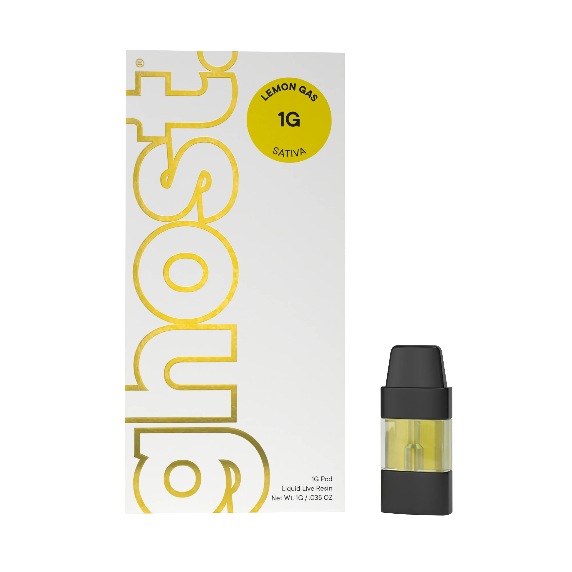 Ghost - Ghost - Lemon Gas - Live Resin Pod 1g - Sativa Main Image