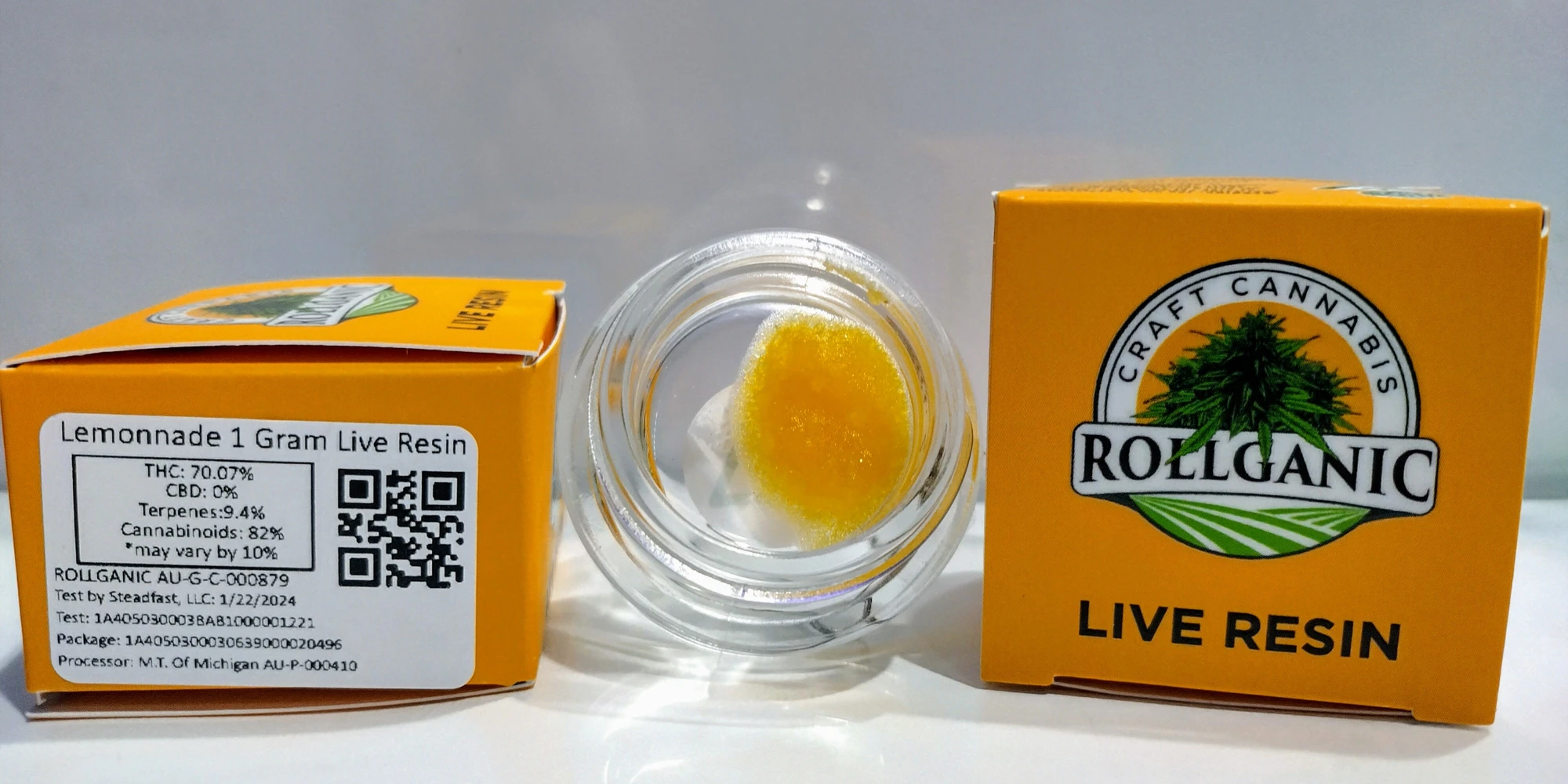 ROLLGANIC - Lemonnade 1 Gram Live Resin Main Image