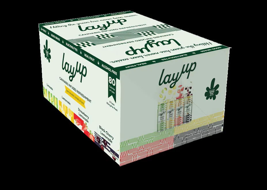 Layup - Layup | Lemonade Variety Pack | Beverage 8pk | 80mg Main Image