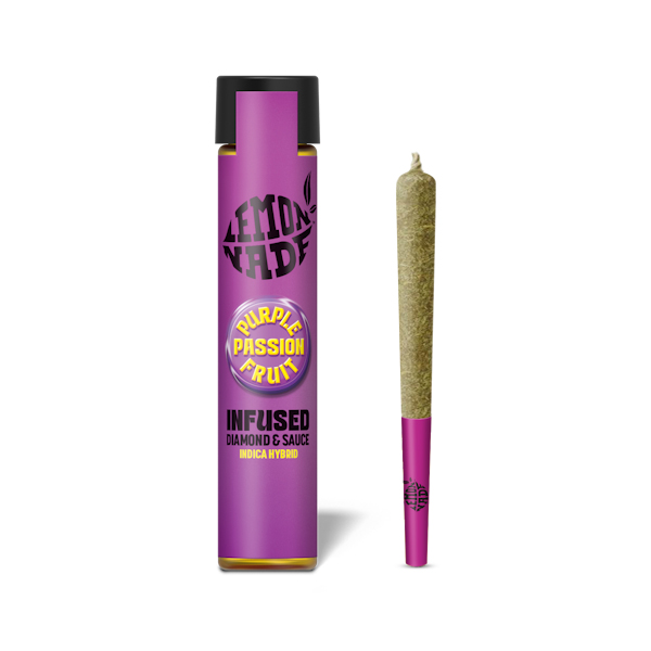 Lemonnade Purple Passionfruit Diamond & Sauce Infused Pre-Roll 1.0g