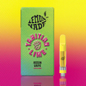 Lemonnade | Tahitian Lime | Live Rosin Vape Cart | 1G