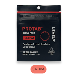 LEVEL+ - Level - Protab - Refill - Sativa - 40pk - 1000mg