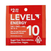 Level - Energy THC/THCV/CBG - 10mg - 1ct