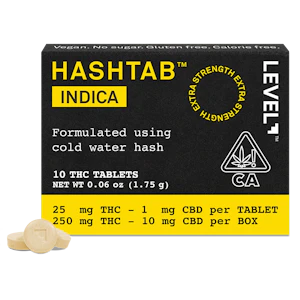 LEVEL - Level Hashtab - 250mg - 10ct Oral Tablet - Indica