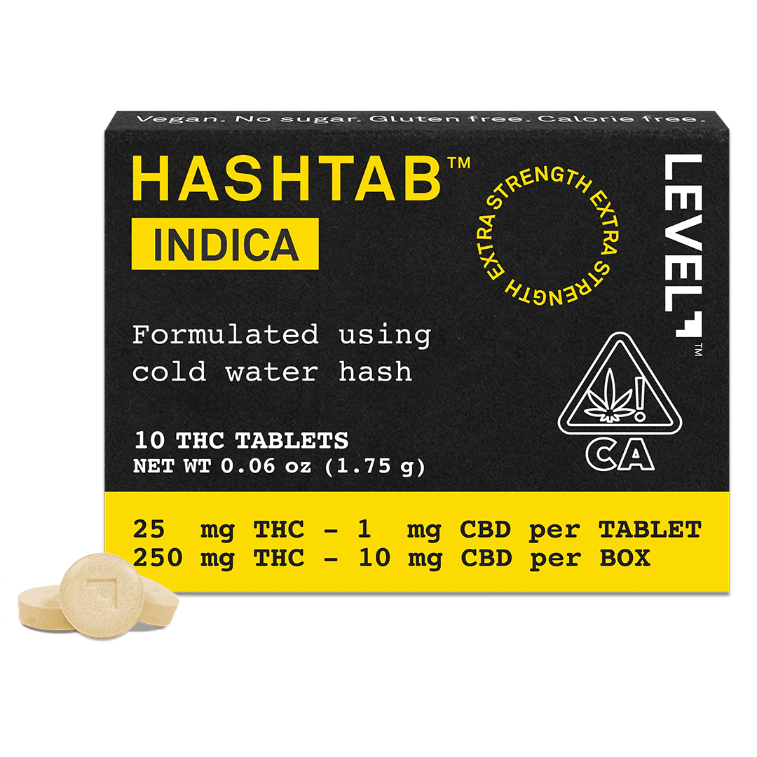 LEVEL - Level Hashtab - 250mg 10pk - Indica Main Image