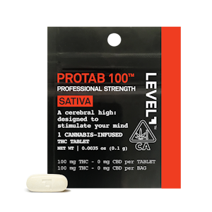 LEVEL - Level Protab - 100mg Extra Strength Single - Sativa
