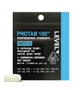 Level | Protab | Indica | Single Serving | 100mg