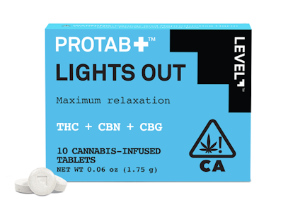 LEVEL+ - Level | Protab | Lights Out | Sleep Tablets | 10pk