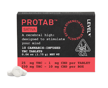 LEVEL+ - Level | Protab | Sativa | Tablets | 10pk