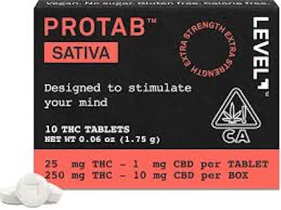 LEVEL - LEVEL | PROTAB SATIVA - 10PK | CAPSULE | 250MG