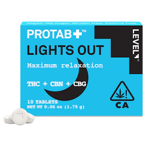 LEVEL - Level Protab + - 250mg - 10ct Oral Tablet - Lights Out
