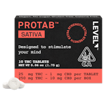 Level Protab - 250mg 10pk - Sativa