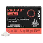 Level Protab - 250mg - 10ct Oral Tablet - Sativa