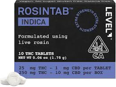 LEVEL - LEVEL | ROSINTAB INDICA - 10PK | CAPSULE | 270MG