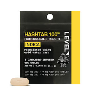 LEVEL+ - Level Single 100mg HashTab Indica