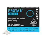Protab (I) - Tablets - Edibles - 5pk x 20mg THC | 100mg | Level