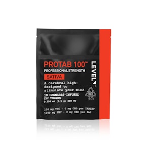 LEVEL - Capsule - Protab 100 - Sativa - 10-Pack - 1000MG