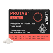 Sativa Protab | 5pk x 20mg - 100mg | Level