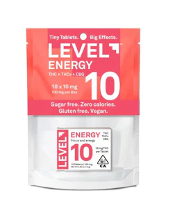 LEVEL+ - Level10 10pk Energy THCV:CBG