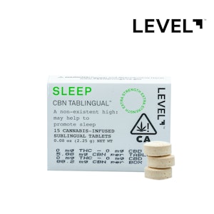 LEVEL+ - Sleep CBN Tablingual 