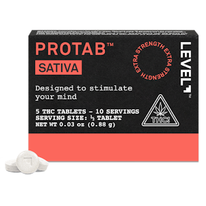 Level - Sativa Protab | Tablets | 100mg / 5 Tablets | Level