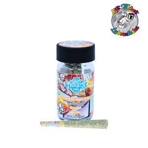 LIFT TICKETS - Orange Gelato Live Resin Infused Pre-Roll Pack (5pk)