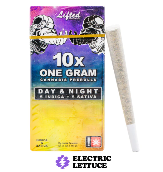 Lifted NW - Lifted NW Tea Gas x Gelato Glow Pre-Roll 10pk 1g Main Image