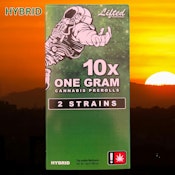 Lifted NW Sherbanger x Gorilla Glue Pre-Roll 10pk 1g