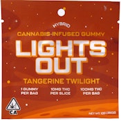 Tangerine Twilight 100mg Single Gummy - Lights Out