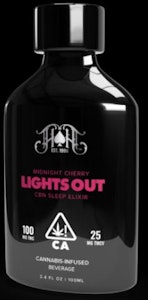Heavy Hitters - Heavy Hitters Elixir Lights Out 100mg Midnight Cherry 