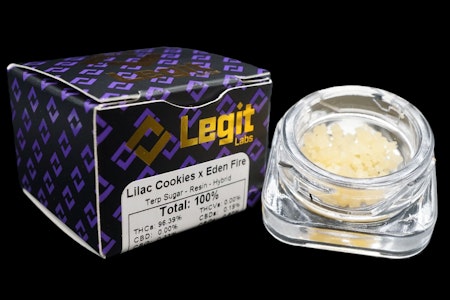 LEGIT LABS - Terp Sugar -- Lilac Cookies x Eden Fire
