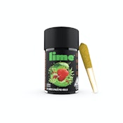 Lime Strawberry Cough Diamond & Hash Infused Lil' Limes Mini Pre-Roll 5 pack of 0.6g doobies