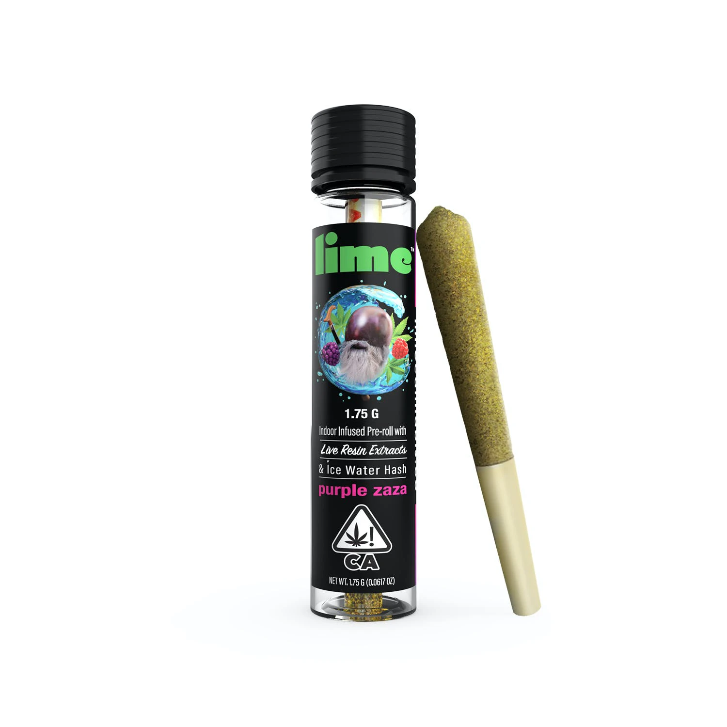 Lime - Lime - Infused Pre Roll - Purple Zaza - 1.75g Main Image