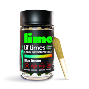 Lime - Lime - Blue Dream Infused Lil' Limes Preroll 5pk 3g