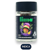 Lime - Lil' Limes - Peach Ringz - Infused Preroll Pack - 5pk - 3g