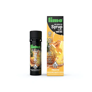 Lime - Lime - Pineapple Live Resin Syrup 1000mg