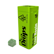 Lime (Grapes N Cream) (H) | 20pk Balanced (5mg THC) Live Rosin Jellies 100mg | Drops