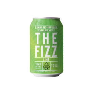 Manzanita Naturals - The Fizz  - Lime | Sparkling Water 12oz (Single) 10mg THC | The Fizz