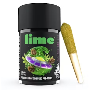 Lime - LIME | BLUE DREAM - 5PK INFUSED | PREROLL | 3G