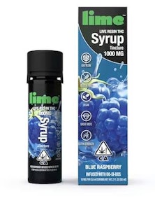 Lime - Lime Live Resin Tincture 1000mg Blue Raspberry