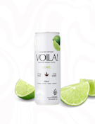 LEHUA BRANDS - Voila Lime - Infused Sparkling Water - 355mL - 12 fl oz
