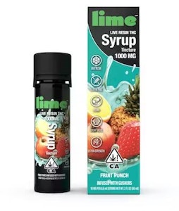 Lime - Lime Live Resin Tincture 1000mg Fruit Punch