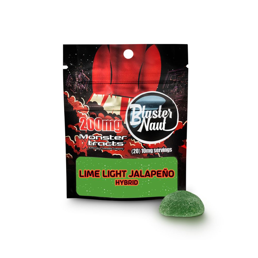 Lime Light Jalapeno Blaster Naut 200mg Gummy (1x200mg)