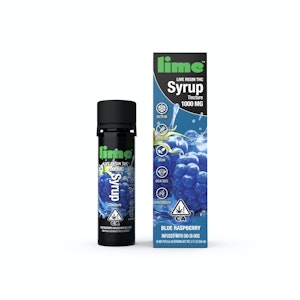 Lime - Lime Live Resin THC Syrup 1000mg Blue Raspberry
