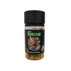 Lime - LIME - Infused Prerolls - Maui Wowie - Live Resin & Hash - Lil Limes - 5PK - 3G