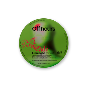 OFF HOURS - No Wave | Lime Light Cherry Limeade | Gummies | 100mg 10pk
