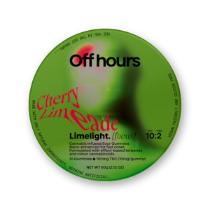 OFF HOURS - Cherry Limeade Limelight | Gummies | 100mg/10 Pieces | Off Hours